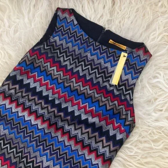 ALICE + OLIVIA Striped Mini Dress - Picture 3 of 14